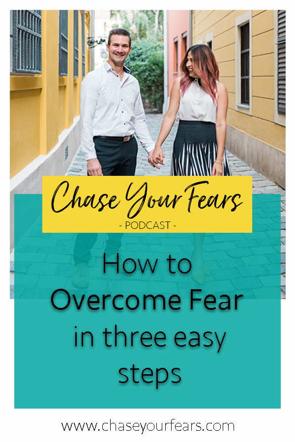 Pin this episode! Listen to the #ChaseYourFearsPodcast #overcomefear #fearoffailure #impostorsyndrome #overcomefearmotivation